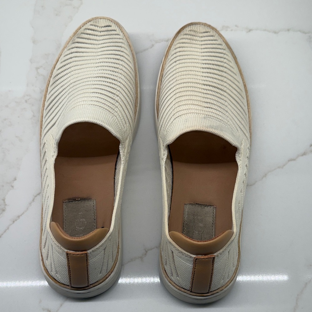 UGG Women's Cream Slip-On Slippers